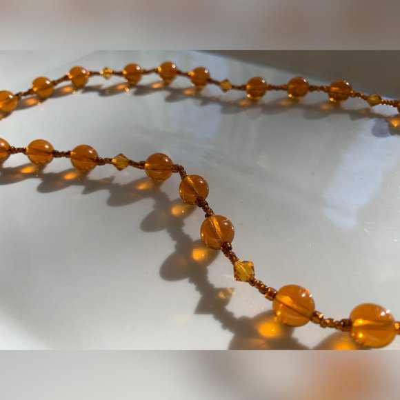 Swarovski Beaded & Crystals Handmade Necklace - Picture 3 of 8